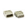 Insert HM modulaire, Raccordement à Sertir, femelle, 12 pin, 10A, Polycarbonate 